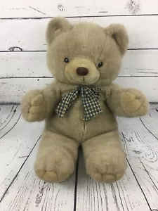 Vintage Cuddle Wit Teddybär Stofftier braune Schleife 25 Zoll weiches Plüschtier - Bild 1 von 9