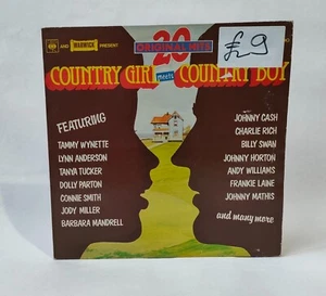 Country Girl Meets Country Boy - Johnny Cash, Dolly Parton - Music Vinyl Record - Picture 1 of 4