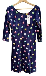 NEXT Mangas 3/4 Azul Marino Reino Unido 10 Túnica Top Vestido Corto Baubles Precio de venta sugerido por el fabricante £22 - Imagen 1 de 4