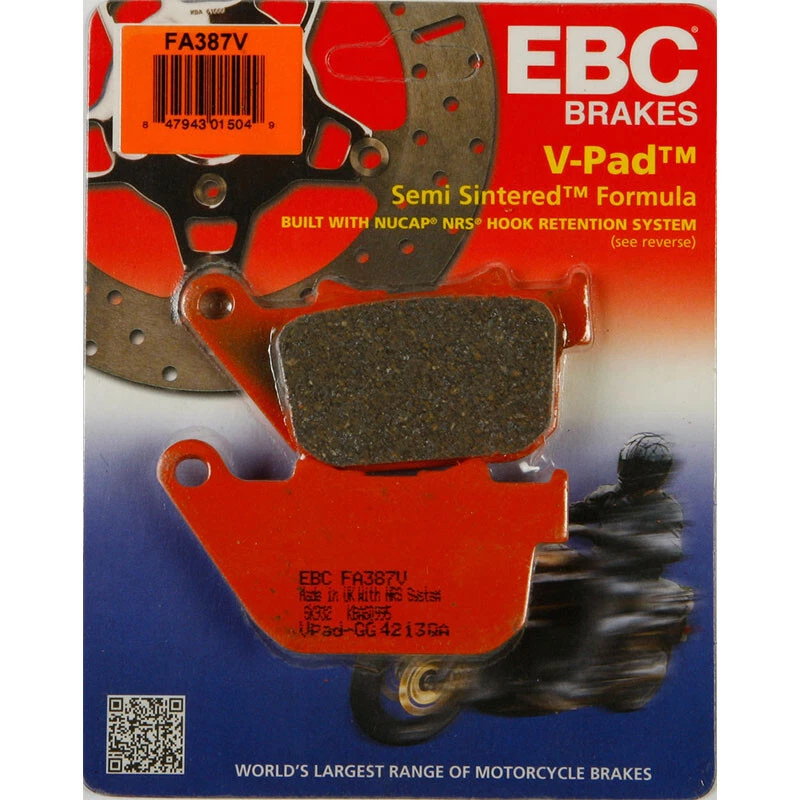 EBC  BRAKE PADS FA837V V-SERIES Harley-Davidson XR1200X 2011-2012 - Изображение 1 из 1