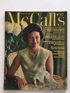 McCall's Magazine March 1954 Mid Century Modern Fashion Ads Claudia Taylor - Foto 1 di 8