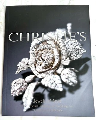 CHRISTIE’S AUCTION NY FRED LEIGHTON COLLECTION JEWELS OCT 12 2004 WEBB BELPERRON - Image 1 of 4
