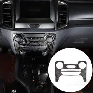 Echte Kohlefaser Klimaanlage Schalter Abdeckung für Ford Ranger Wildtrak 15-21 - Bild 1 von 11
