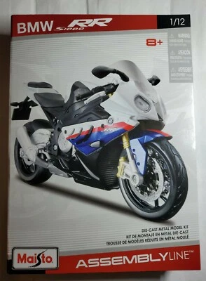 New Maisto Motorcycle BMW S1000 RR Assembly Line Building Metal Model Kit 1:12 - Image 1 of 4