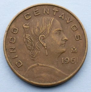 1961 Mo Mexico 5 Centavos KM# 426 - Picture 1 of 2