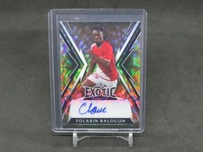 2023 LEAF EXOTIC ROOKIE MULTI SPORT FOLARIN BALOGUN DEER SCOPE AUTO /2 DH