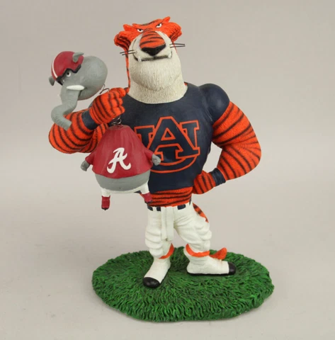 VTG Auburn Tigers Choke Alabama Mascot Rivalry Figurine Memory Co. L.E. 1/3000 Cover