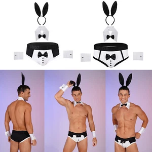 Mens Underwear Naughty Lingerie Suit Briefs Clubwear Thongs Costume G-string - Picture 1 of 30