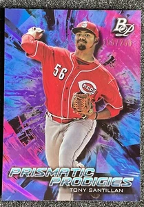 2018 Bowman Platinum PRISMATIC PRODIGIES PARALLEL / 250 TONY SANTILLAN #PPP-20 - Picture 1 of 6