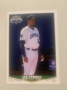 Joe Torres 2018 Lake County Captains Team Card - Picture 1 of 1