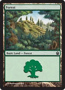 *MRM* FR/ENG FOIL 5x Foret - Forest  MTG magic - Picture 1 of 1