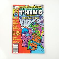 Marvel Two-In-One Annual #6 The Thing American Eagle Newsstand (1981 Comic)