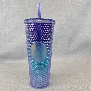 NEU! Starbucks Summer 2021 Purple Blue Ombre - Studded Cold Tumbler Venti 24oz - Bild 1 von 4