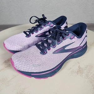 Brooks Ghost 15 Shoes Womens 6.5 Purple Running Sneaker Walking 1203801B592 - Picture 1 of 13