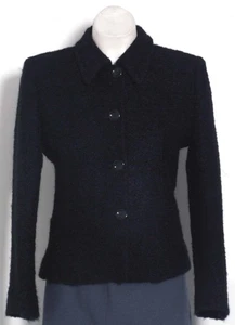 BRUCE & SCOTT PARIS Stunning Black French Ladies Jacket Blazer SZ 4 - Picture 1 of 3