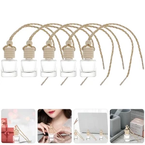 5 Pcs Car Perfume Bottle Aromatherapy Holder Air Hanging Fragrance Bottles - Picture 1 of 12