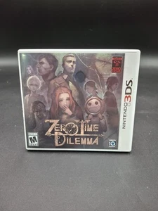 Zero Escape: Zero Time Dilemma (Nintendo 3DS, 2016) SOLO CUSTODIA E MANUALE - NO GIOCO - Foto 1 di 5