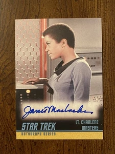 Tarjeta de intercambio de Star Trek firmada por Janet Maclachlan Rittenhouse - Imagen 1 de 4