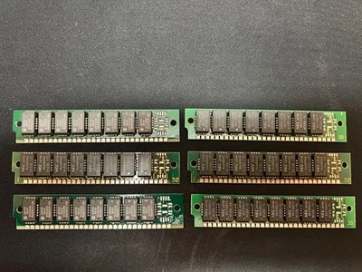 256K 30 Pin SIMM RAM 100ns Lot of 6 RAM / Memory - Image 1 of 4