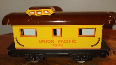 Vintage Marx Union Pacific 3824 Caboose - Image 1 of 4
