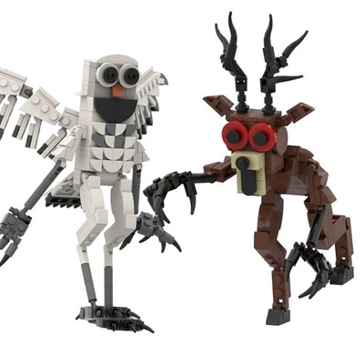 99 Nights in the Forest Action Figure Toy Cartoon Eagle Building Block Xmas Gift