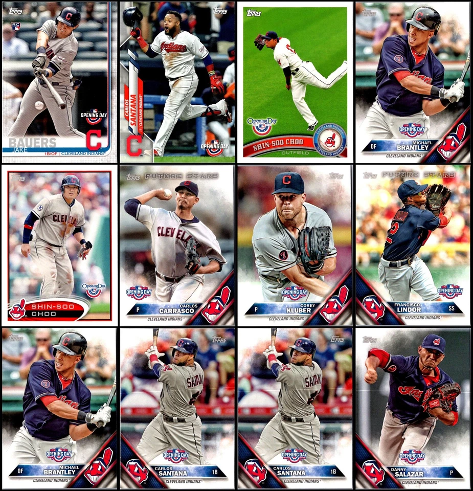 Lote de cartas Topps Opening Day Cleveland Indians (59) - NÃO PERCA – PRÓXIMA VEZ... - Imagem 1 de 4