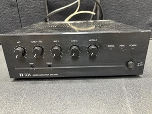 TOA BG-2060 MIXER / AMPLIFIER, 60 Watt, 70 VOLT SPEAKER OUTPUT BG2060 CU USED - Picture 1 of 15