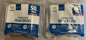 AdTech 14ZIP50 Crystal Clear Full-Size Multi-Temp Hot Glue Sticks 100-Count NEW - Picture 1 of 3