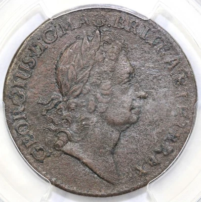 1723 2p Rosa Americana Martin 3.10-E.10 Two Pence PCGS XF Details EX; Martin - Image 1 of 4