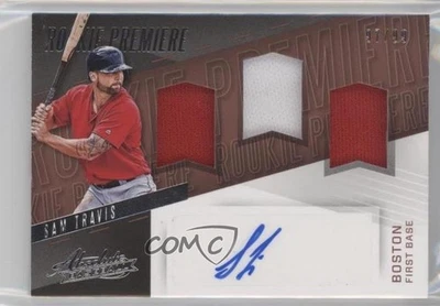 2017 Panini Chronicles Absolute Rookie Premiere Materials /99 Sam Travis Auto RC - Image 1 of 2