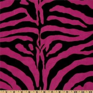 25 Yards 60" Flocking Flocked Zebra Taffeta Fabric 3 Colors High Quality - Picture 1 of 4