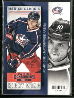 2013-14 Panini Playoff Contenders - Marian Gaborik #83 - Image 1 of 2