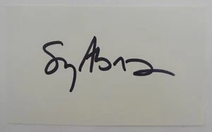 Stacey Abrams signed handsigniert 3x5 Papierschnitt - Bild 1 von 1