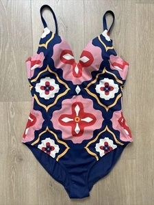 Boden One Piece Swimsuit Portofino Cup-Size UK 36C BRAND NEW S0184 B1 - Picture 1 of 3