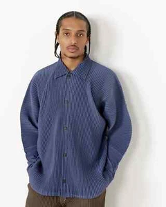 Characoal Homme Plissé MC Febrero Azul Talla L (3) - Imagen 1 de 3