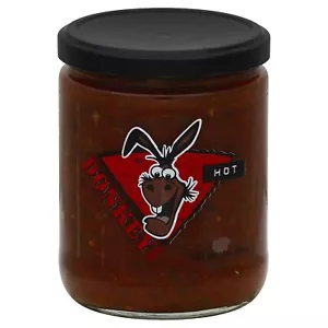 Donkey Chip Salsa Hot 16 oz (Pack Of 6) - Picture 1 of 1