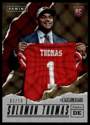 2017 Panini Father's Day #76 Solomon Thomas Future Frames #/10 - Image 1 of 2