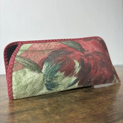 Vintage Eyeglasses Sunglasses Soft Floral Travel Case - Image 1 of 4