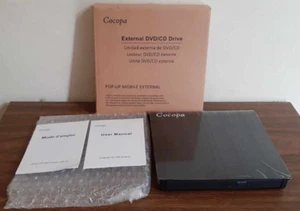 Lecteur CD DVD externe - COCOPA BT638 - Clé USB 3.0 - Ordinateur - NEUF - (CL) - Afbeelding 1 van 7