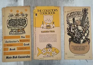 WOMAN'S DAY Magazine Kitchen Collectors Cook Book Pages lot 1958 1971 1977 - Picture 1 of 8