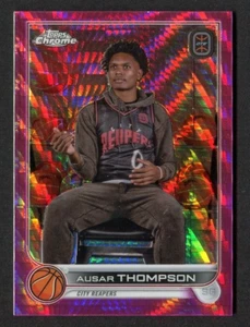 2022-23 Topps Chrome Overtime Elite Ausar Thompson #9 Pink Prism Refractor /150 - Picture 1 of 2