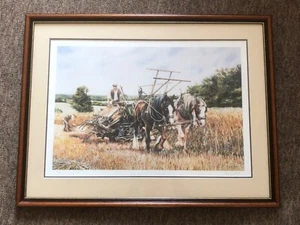Limited Edition Print "Harvest" signed by renommated Artist Peter Goodhall 95/500 - Bild 1 von 4