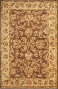 Nourison Hand-tufted Jaipur Brown Rectangle 8x 11 ja23 Area Rug - Picture 1 of 5