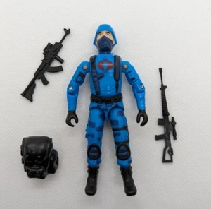 GI Joe Black Major Custom Marine Blue Camo Cobra Trooper ARAH Vintage Style Army - Picture 1 of 3