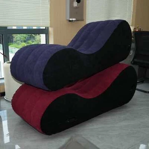 Divano Toughage Sex Arredo Gonfiabile Divano Uomo Donna Love Cuscino Letto con Polsini - Foto 1 di 44