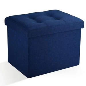 Storage Ottoman Foot Rest Stool, Storage Bench, Storage Ottoman Bench with St... - Picture 1 of 6