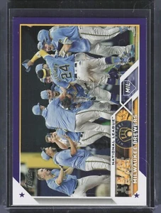 2023 Topps Meijer Purple #533 Milwaukee Brewers TC - Picture 1 of 2