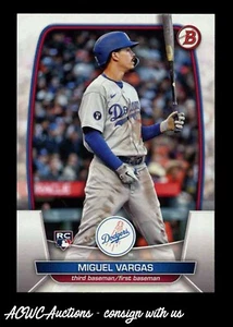2023 Bowman #88 Miguel Vargas RC (Los Angeles Dodgers) - Picture 1 of 2
