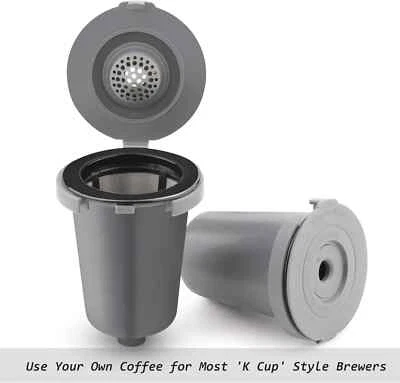 Taza de filtro reutilizable para Cuisinart #SS-RFC K Cup Home Barista Accesorio Café Foto 1 de 4