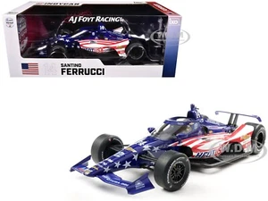 DALLARA INDYCAR #14 FERRUCCI "HFOTUSA" NTT SERIES 2025 1/18 BY IXO IND18007 - Picture 1 of 8